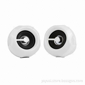 2.0CH Portable Speakers, Sized 80 x 80 x 80mm